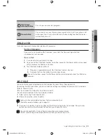 Предварительный просмотр 23 страницы Samsung DV338AEW User Manual