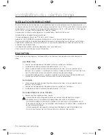 Предварительный просмотр 46 страницы Samsung DV339AE series User Manual