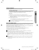 Предварительный просмотр 59 страницы Samsung DV339AE series User Manual