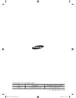 Предварительный просмотр 72 страницы Samsung DV339AE series User Manual