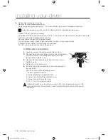 Preview for 18 page of Samsung DV340AE series User Manual