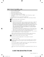 Предварительный просмотр 5 страницы Samsung DV340AER User Manual