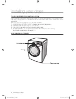 Предварительный просмотр 8 страницы Samsung DV340AER User Manual