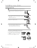 Предварительный просмотр 20 страницы Samsung DV340AER User Manual