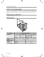 Предварительный просмотр 34 страницы Samsung DV340AER User Manual