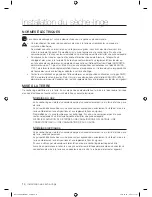 Предварительный просмотр 52 страницы Samsung DV340AER User Manual