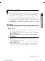 Предварительный просмотр 13 страницы Samsung DV350A Series User Manual