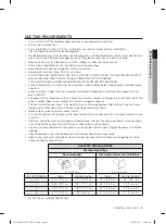 Предварительный просмотр 9 страницы Samsung DV350AGP User Manual