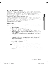 Предварительный просмотр 11 страницы Samsung DV350AGP User Manual