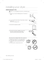 Предварительный просмотр 18 страницы Samsung DV361EWBEWR/A3-0001 User Manual