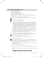 Предварительный просмотр 5 страницы Samsung DV365ETBGSF/A1 User Manual