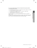 Предварительный просмотр 51 страницы Samsung DV365ETBGSF/A1 User Manual