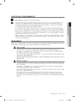 Предварительный просмотр 15 страницы Samsung DV365GTBGSF/AC User Manual