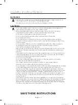 Preview for 6 page of Samsung DV36J4000E Series User Manual