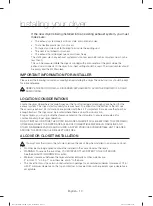 Preview for 10 page of Samsung DV36J4000E Series User Manual