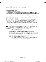 Preview for 12 page of Samsung DV36J4000E Series User Manual