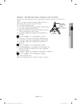 Preview for 21 page of Samsung DV36J4000E Series User Manual