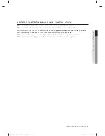 Preview for 111 page of Samsung DV393 SERIES User Manual