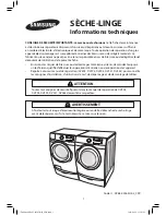 Предварительный просмотр 25 страницы Samsung DV393ETPARA/A1 Technical Information