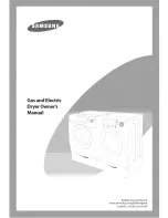 Предварительный просмотр 1 страницы Samsung DV3C6BGW/XAA Owner'S Manual