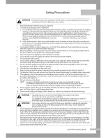 Предварительный просмотр 3 страницы Samsung DV3C6BGW/XAA Owner'S Manual