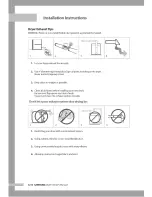 Предварительный просмотр 14 страницы Samsung DV3C6BGW/XAA Owner'S Manual