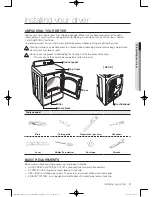 Предварительный просмотр 9 страницы Samsung DV400 Series User Manual