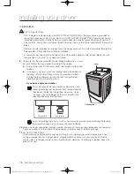 Предварительный просмотр 18 страницы Samsung DV400 Series User Manual