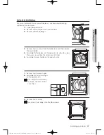 Предварительный просмотр 21 страницы Samsung DV400 Series User Manual