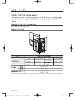 Предварительный просмотр 34 страницы Samsung DV400 Series User Manual