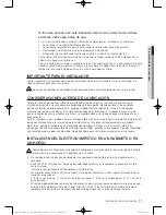 Предварительный просмотр 91 страницы Samsung DV400 Series User Manual