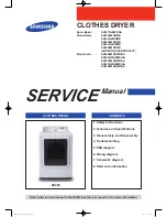 Samsung DV400EWHDWR Service Manual предпросмотр