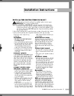 Предварительный просмотр 5 страницы Samsung DV4015J Owner'S Instructions Manual