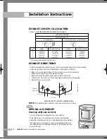 Предварительный просмотр 6 страницы Samsung DV4015J Owner'S Instructions Manual