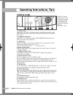 Предварительный просмотр 8 страницы Samsung DV4015J Owner'S Instructions Manual