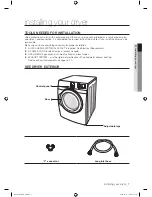 Предварительный просмотр 7 страницы Samsung DV407AE series User Manual