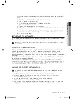 Предварительный просмотр 9 страницы Samsung DV407AE series User Manual