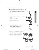 Предварительный просмотр 19 страницы Samsung DV407AE series User Manual