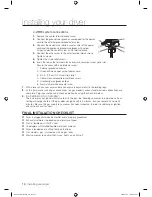 Предварительный просмотр 18 страницы Samsung DV409AEW User Manual