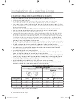 Предварительный просмотр 46 страницы Samsung DV409AEW User Manual