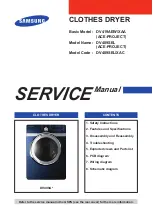 Samsung DV409SEL Service Manual предпросмотр