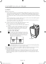 Предварительный просмотр 16 страницы Samsung DV40J3000E Series Manual