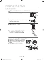 Предварительный просмотр 18 страницы Samsung DV40J3000E Series Manual