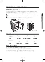 Предварительный просмотр 7 страницы Samsung DV40J3000EG Series User Manual