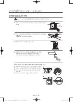 Предварительный просмотр 18 страницы Samsung DV40J3000EG Series User Manual