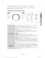 Предварительный просмотр 21 страницы Samsung DV40J3000EW User Manual