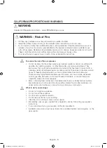 Предварительный просмотр 5 страницы Samsung DV40J3000G User Manual