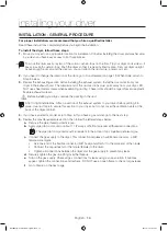 Предварительный просмотр 14 страницы Samsung DV40J3000G User Manual