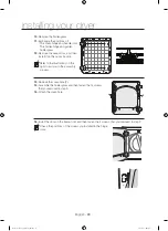 Предварительный просмотр 20 страницы Samsung DV40J3000GW User Manual