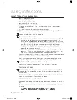 Предварительный просмотр 6 страницы Samsung DV410AE series User Manual